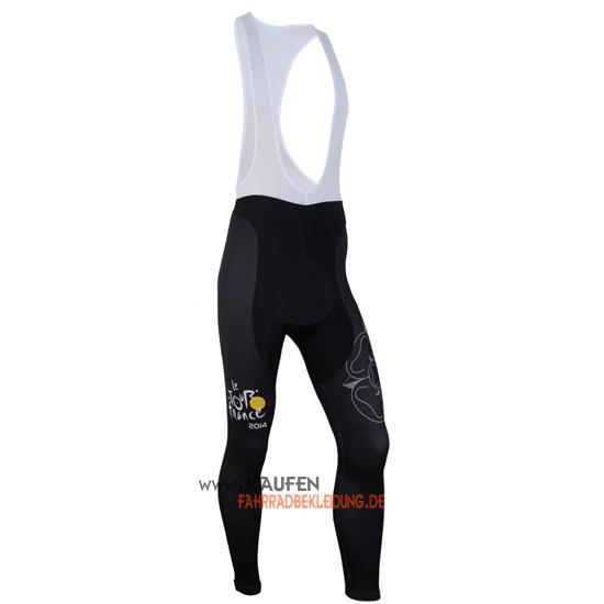 Tour De France Langarmtrikot 2014 Und Lange Trägerhose lider ast