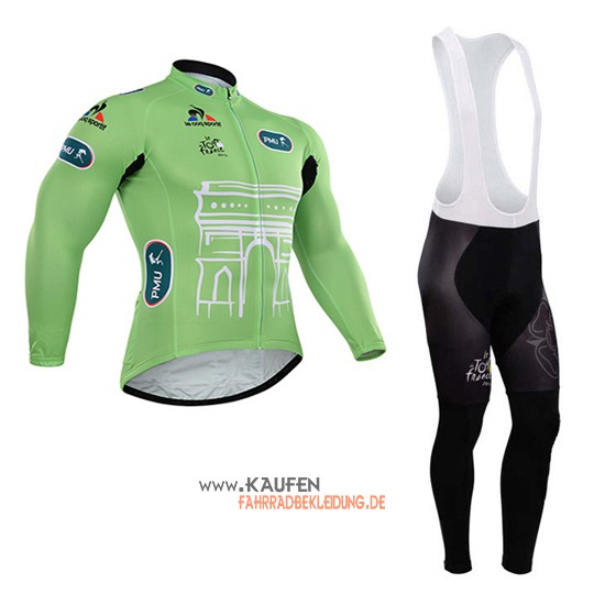 Tour De France Langarmtrikot 2015 Und Lange Trägerhose Armee Gru