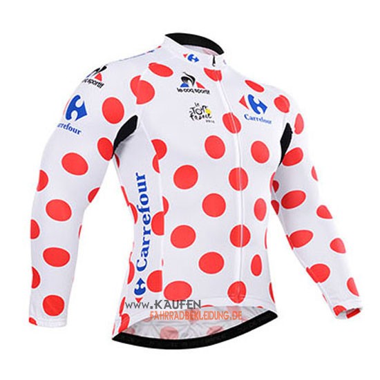 Tour De France Langarmtrikot 2015 Und Lange Trägerhose Weiß Und 