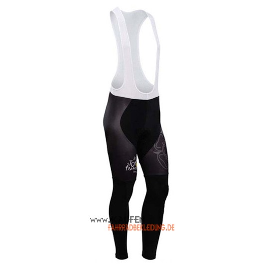Tour De France Langarmtrikot 2015 Und Lange Trägerhose Weiß Und 