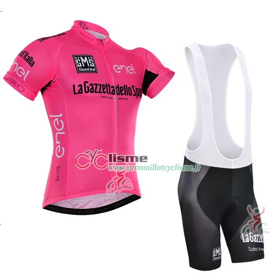 Tour de Italia Kurzarmtrikot 2016 Und Kurze Tragerhose Rosa Und Shwarz