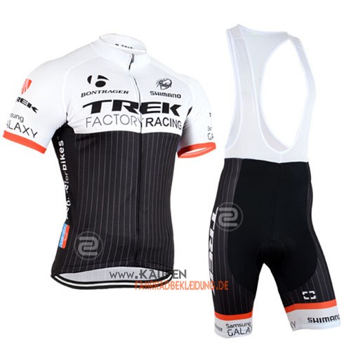 Trek Factory Kurzarmtrikot 2015 Und Kurze Trägerhose Shwarz Und