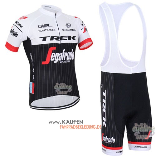 Trek Factory Kurzarmtrikot 2016 Und Kurze Trägerhose Shwarz Und