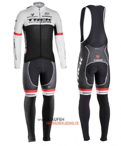 Trek Factory Langarmtrikot 2016 Und Lange Trägerhose Shwarz Und