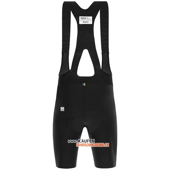 UCI Kurzarmtrikot 2020 und Kurze Tragerhose Tief Blau