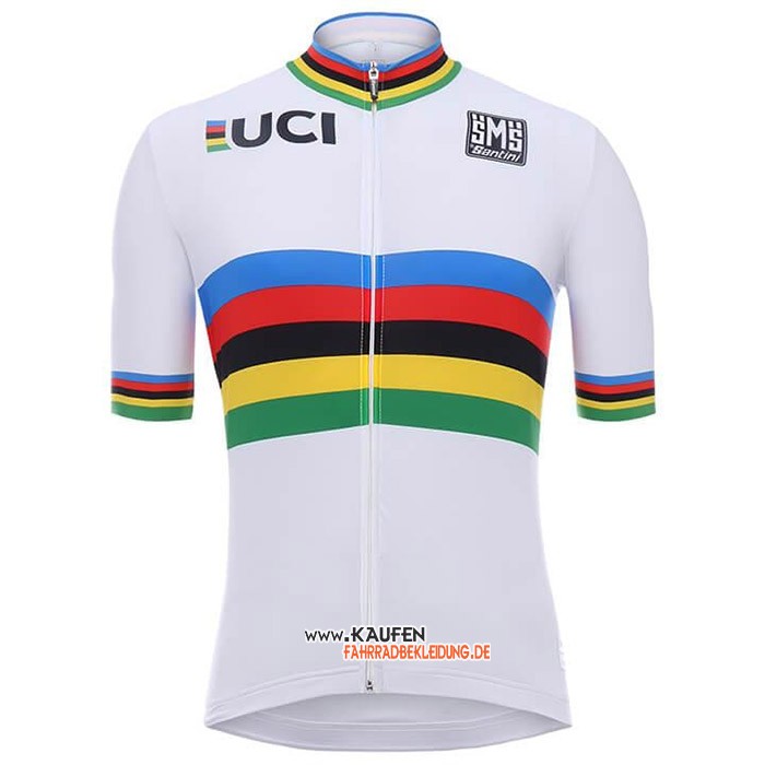 UCI Kurzarmtrikot 2020 und Kurze Tragerhose Wei Mehrfarbig(1)