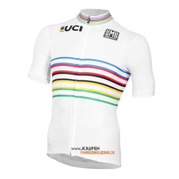 UCI Kurzarmtrikot 2020 und Kurze Tragerhose Wei Mehrfarbig