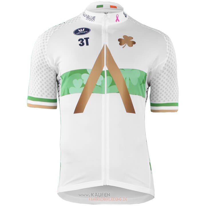 2018 2019 Maglia Aqua Blaue Sport Campione Irlanda Kurzarmtrikot 2018 und Kurze Tragerhose
