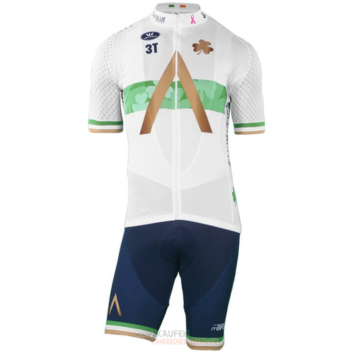 2018 2019 Maglia Aqua Blaue Sport Campione Irlanda Kurzarmtrikot 2018 und Kurze Tragerhose