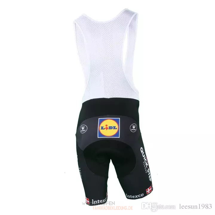 2018 2019 Maglia Quick Step Floors Campione Danimarca Kurzarmtrikot 2018 und Kurze Tragerhose