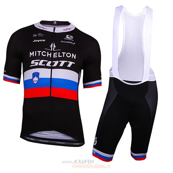 Mitchelton Scott Campione Russland Kurzarmtrikot 2018 und Kurze Tragerhose