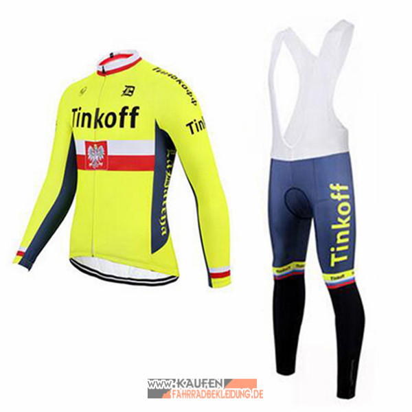 Tinkoff Langarmtrikot 2017 Und Lange Tragerhose gelb