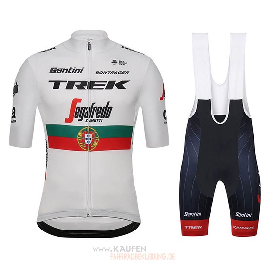 Trek Segafredo Campione Italien Kurzarmtrikot 2018 und Kurze Tragerhose