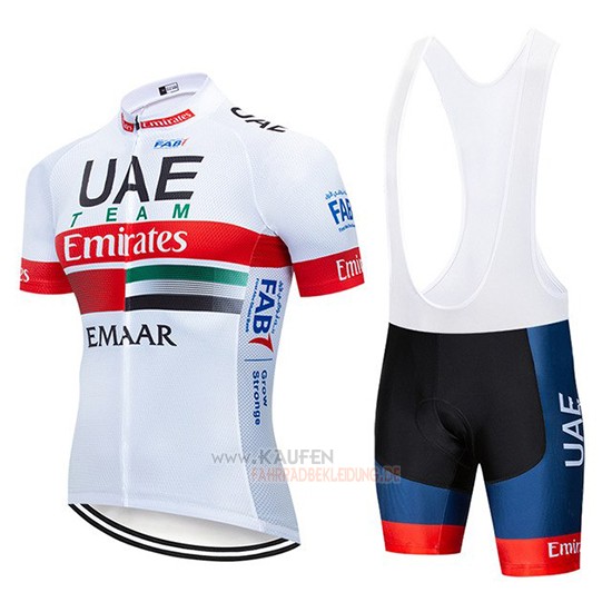 UCI Mondo Campione Uae Kurzarmtrikot 2019 und Kurze Tragerhose Wei Rot