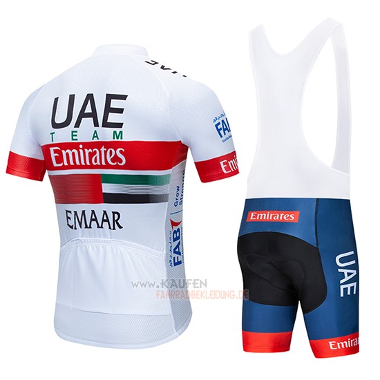 UCI Mondo Campione Uae Kurzarmtrikot 2019 und Kurze Tragerhose Wei Rot