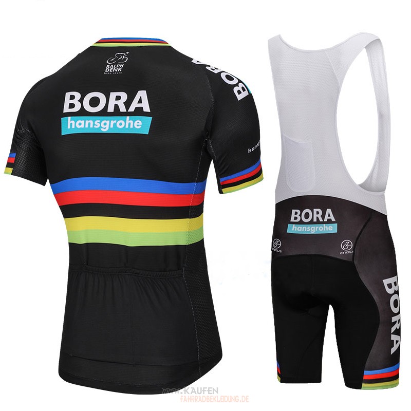 Uci Mondo Campione Bora Kurzarmtrikot 2018 Und Kurze Tragerhose Shwarz