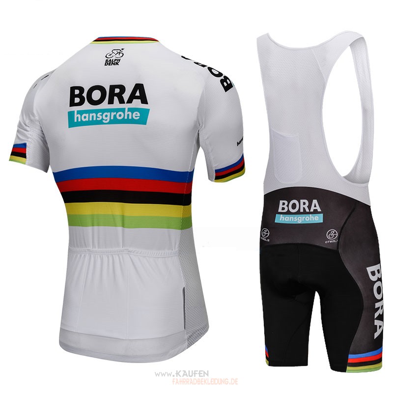 Uci Mondo Campione Bora Kurzarmtrikot 2018 Und Kurze Tragerhose Wei