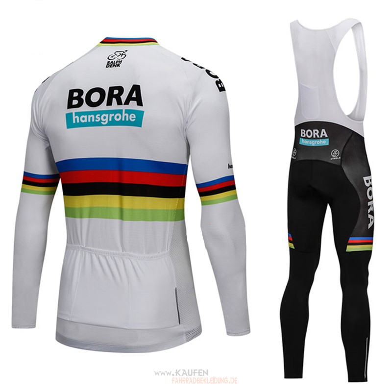 Uci Mondo Campione Bora Langarmtrikot 2018 Und Lange Tragerhose Wei