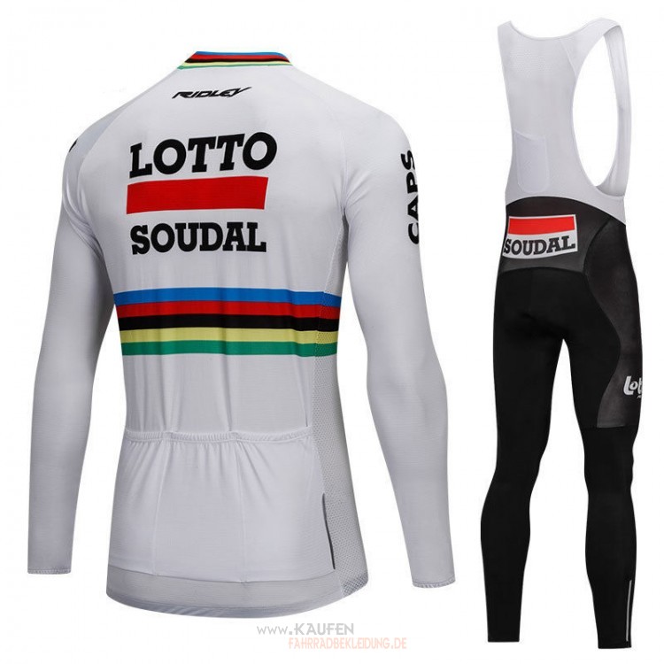 Uci Mondo Campione Lotto Soudal Langarmtrikot 2018 Und Lange Tragerhose Wei