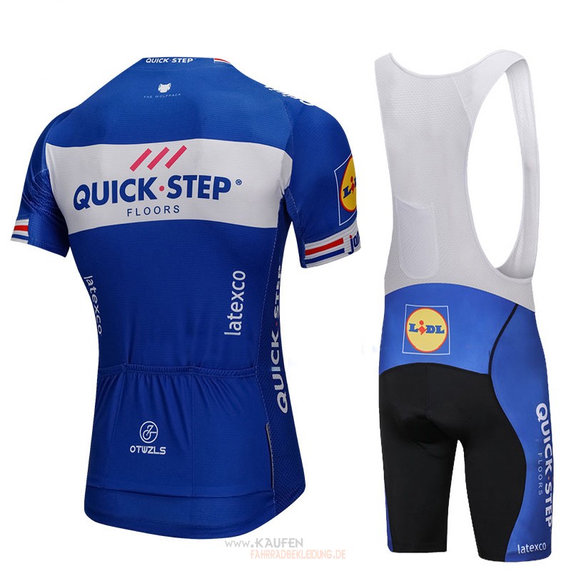 Uci Mondo Campione Quick Step Floors Kurzarmtrikot 2018 Und Kurze Tragerhose Blau