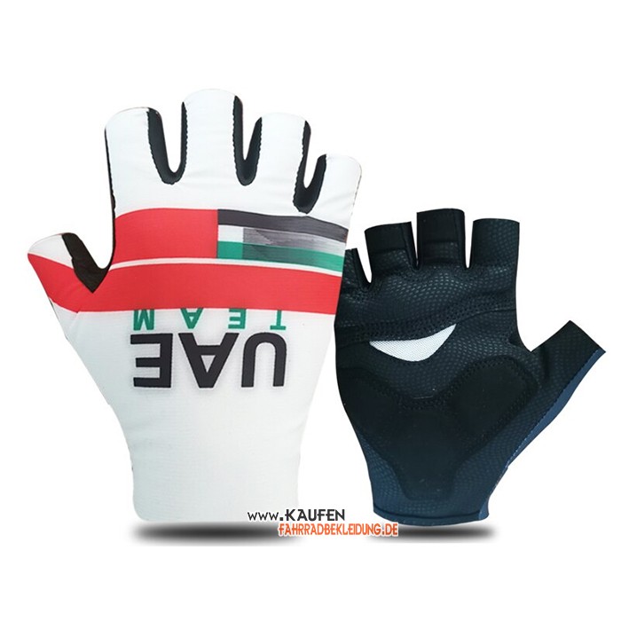 UAE Kurze Handschuhe 2021 Wei Rot