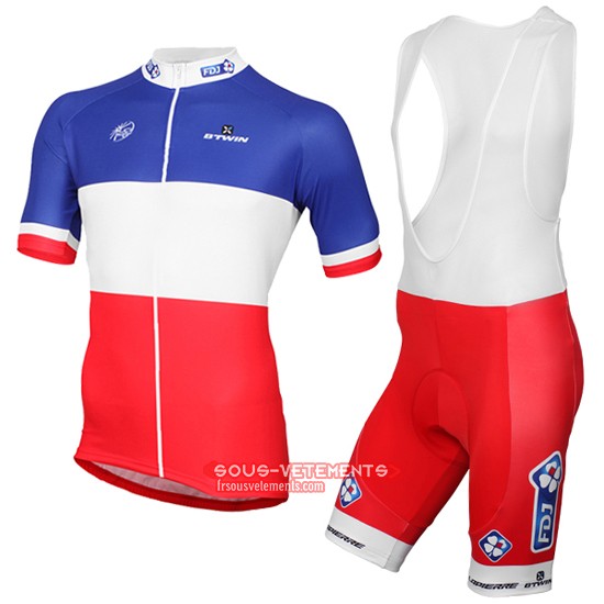 FDJ Kurzarmtrikot 2017 Und Kurze Tragerhose Weib Und Rot