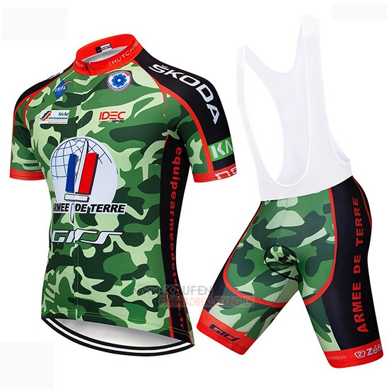 Armee De Terre Kurzarmtrikot 2019 und Kurze Tragerhose Camuffamento