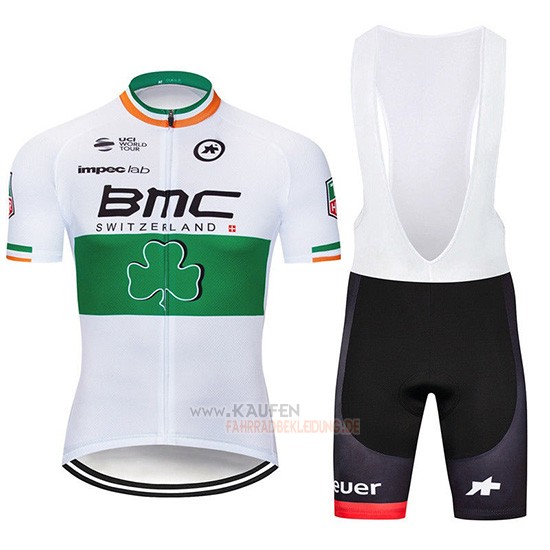 BMC Kurzarmtrikot 2019 und Kurze Tragerhose Wei Grun