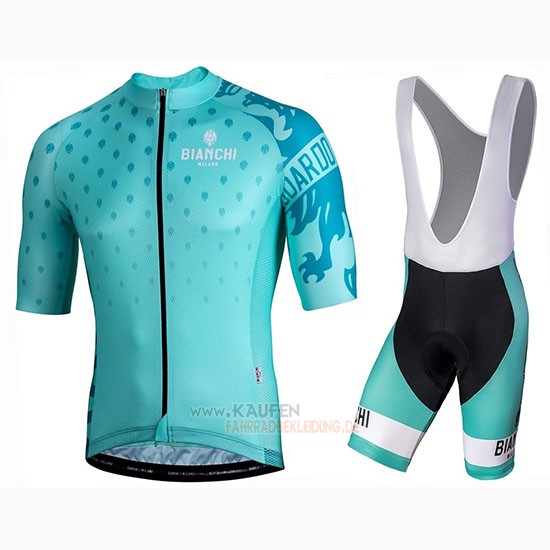 Bianchi Mtx Kurzarmtrikot 2019 und Kurze Tragerhose Grun