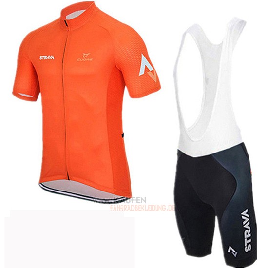 Rally Kurzarmtrikot 2019 und Kurze Tragerhose Orange