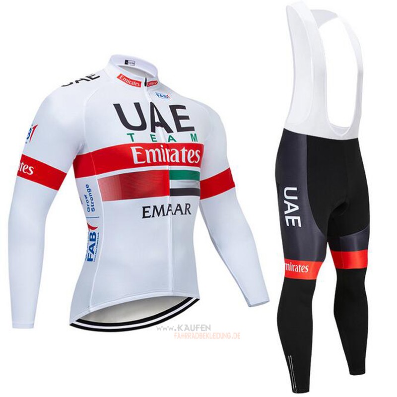 UCI Mondo Campione UAE Langarmtrikot 2019 und Lange Tragerhose Wei Rot