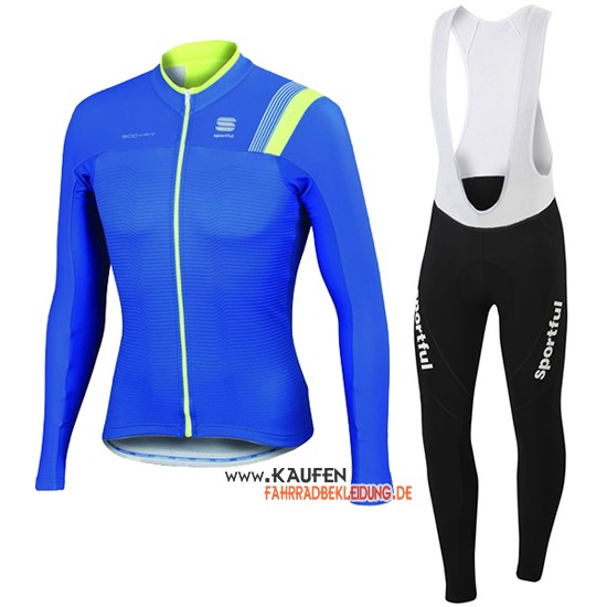 Sportful Langarmtrikot 2016 Und Lange Tragerhose Blau Und Grun