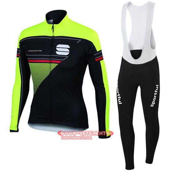 Sportful Langarmtrikot 2016 Und Lange Tragerhose Grun Und Shwarz