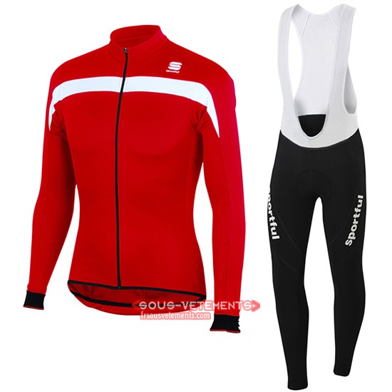 Sportful Langarmtrikot 2016 Und Lange Tragerhose Rot Und Weib