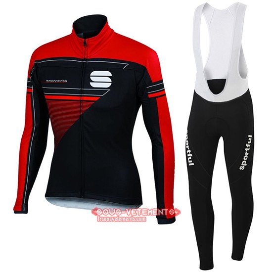 Sportful Langarmtrikot 2016 Und Lange Tragerhose Rot Und Shwarz