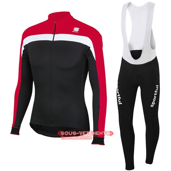 Sportful Langarmtrikot 2016 Und Lange Tragerhose Shwarz Und Rot